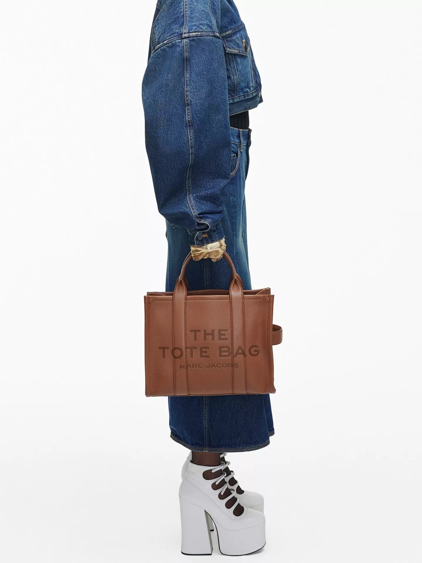 Marc Jacobs Leather The Medium Tote Bag