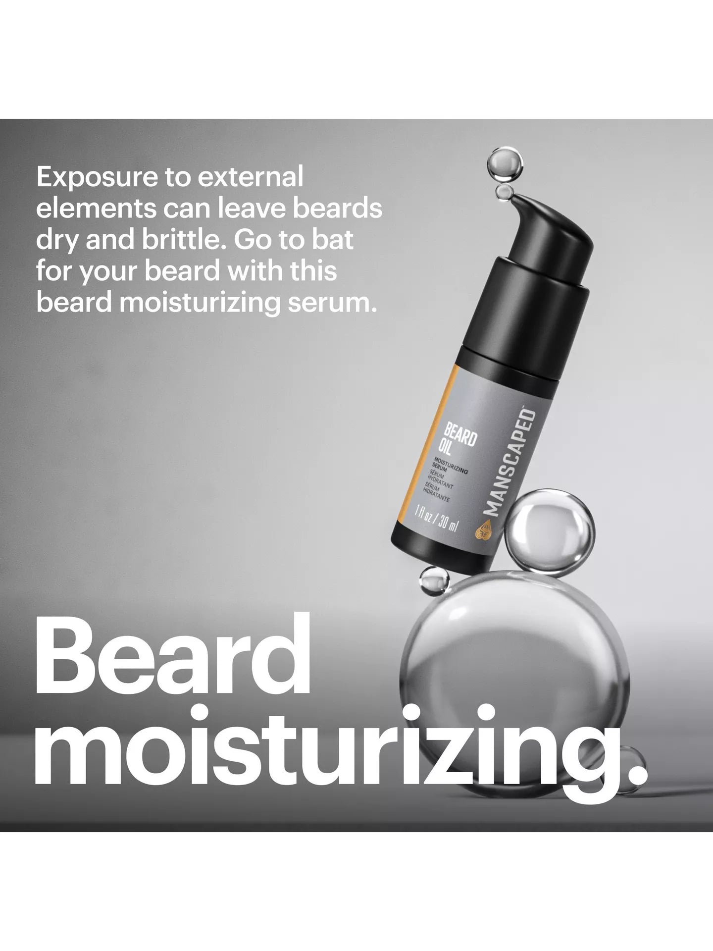 MANSCAPED Beard Oil, 25ml