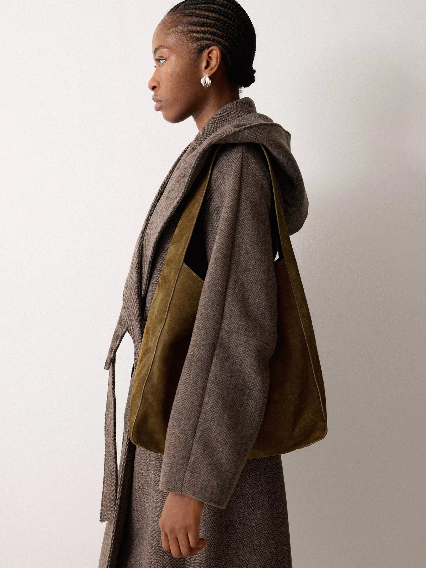 Jigsaw Heckfield Suede Tote Bag