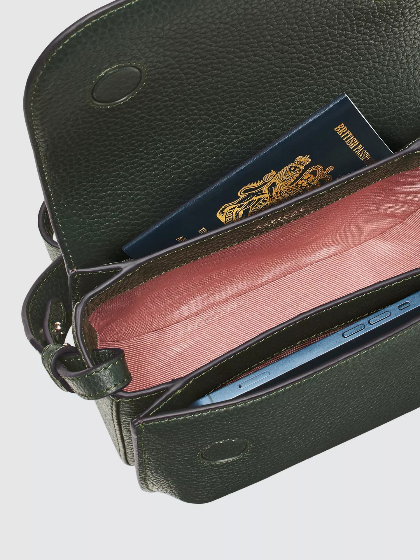 Aspinal of London Ella Pebble Leather Crossbody Bag