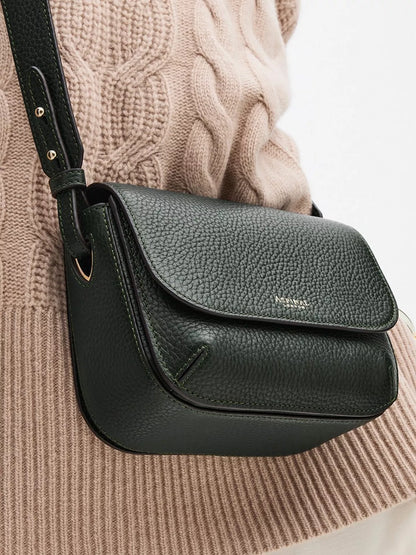 Aspinal of London Ella Pebble Leather Crossbody Bag