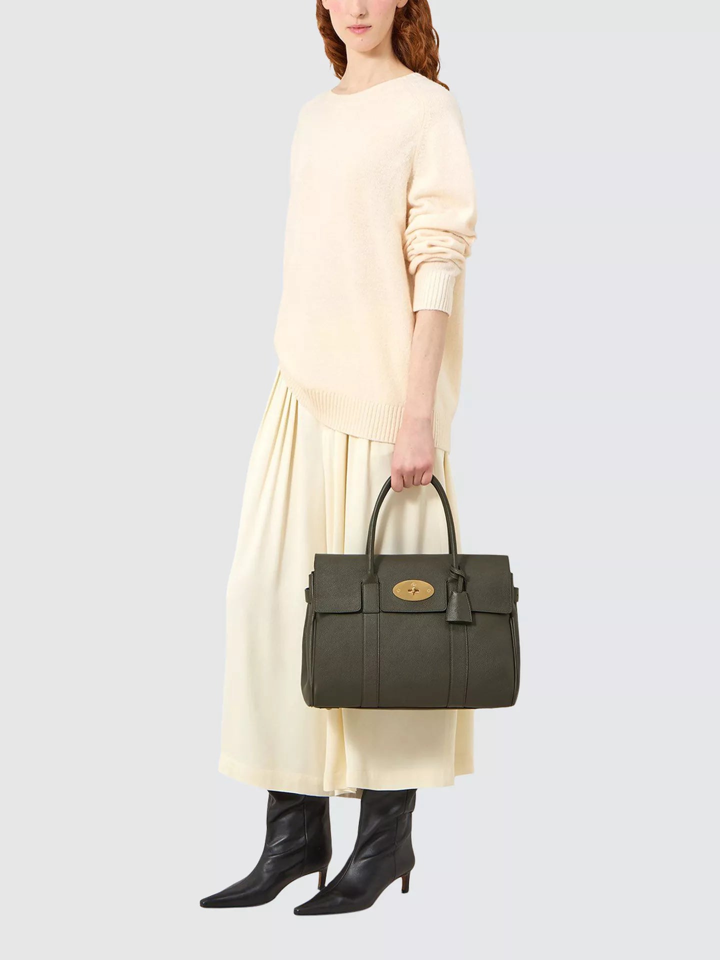 Mulberry Bayswater Classic Grain Leather Handbag