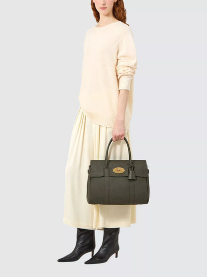 Mulberry Bayswater Classic Grain Leather Handbag