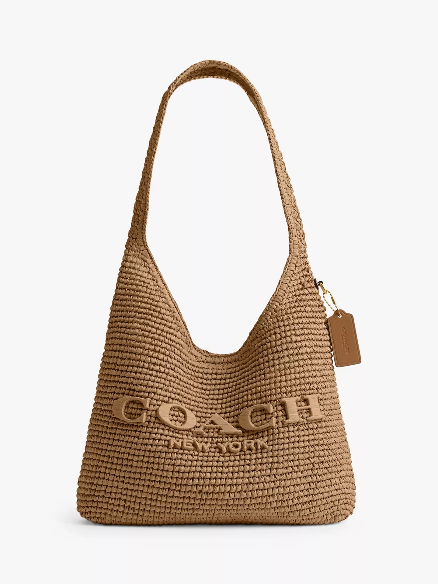 Coach Brooklyn Straw Hobo Bag