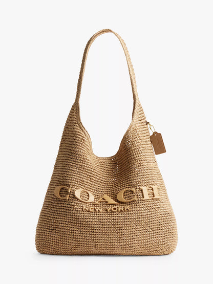 Brooklyn 39 Straw Hobo Bag