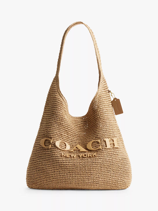 Brooklyn 39 Straw Hobo Bag