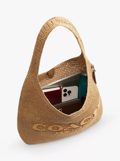 Brooklyn 39 Straw Hobo Bag