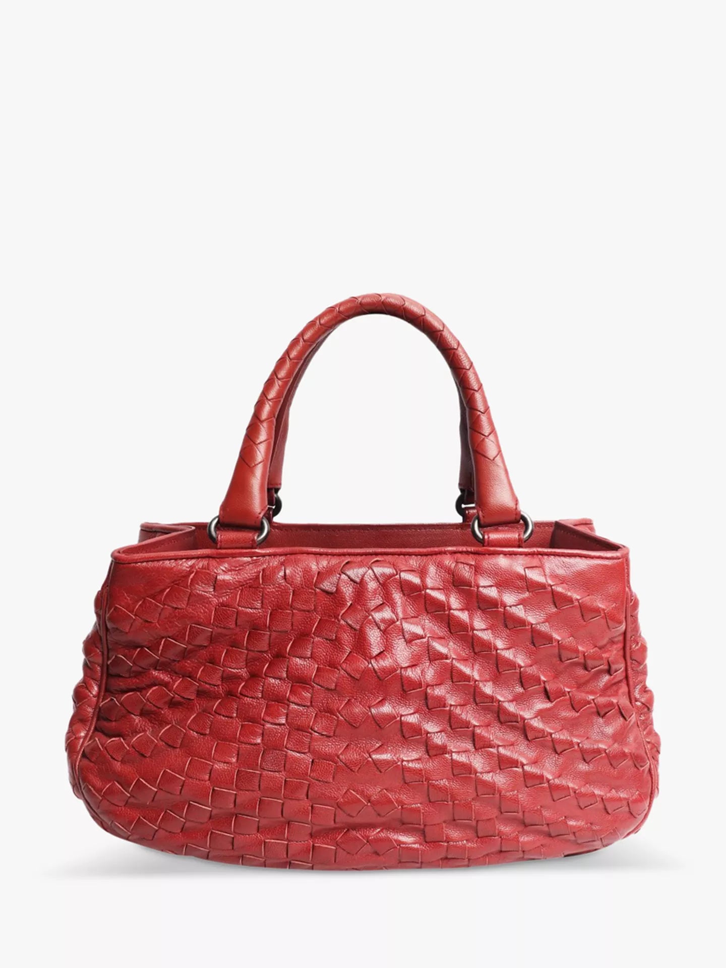 Pre-loved Bottega Veneta Intrecciato Leather Top Handle Bag