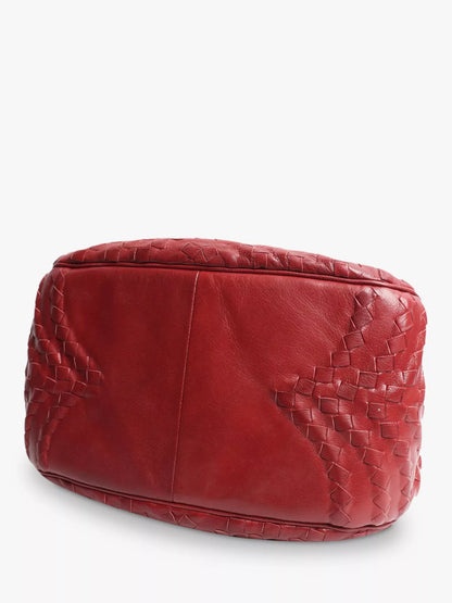 Pre-loved Bottega Veneta Intrecciato Leather Top Handle Bag