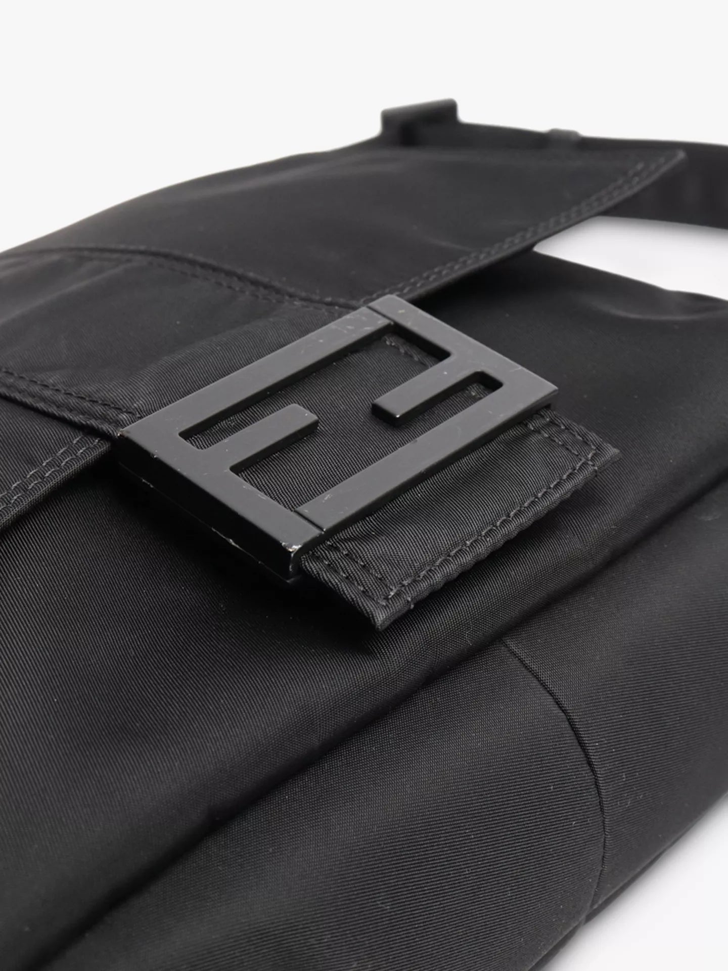 Pre-loved Fendi Nylon Baguette Bag