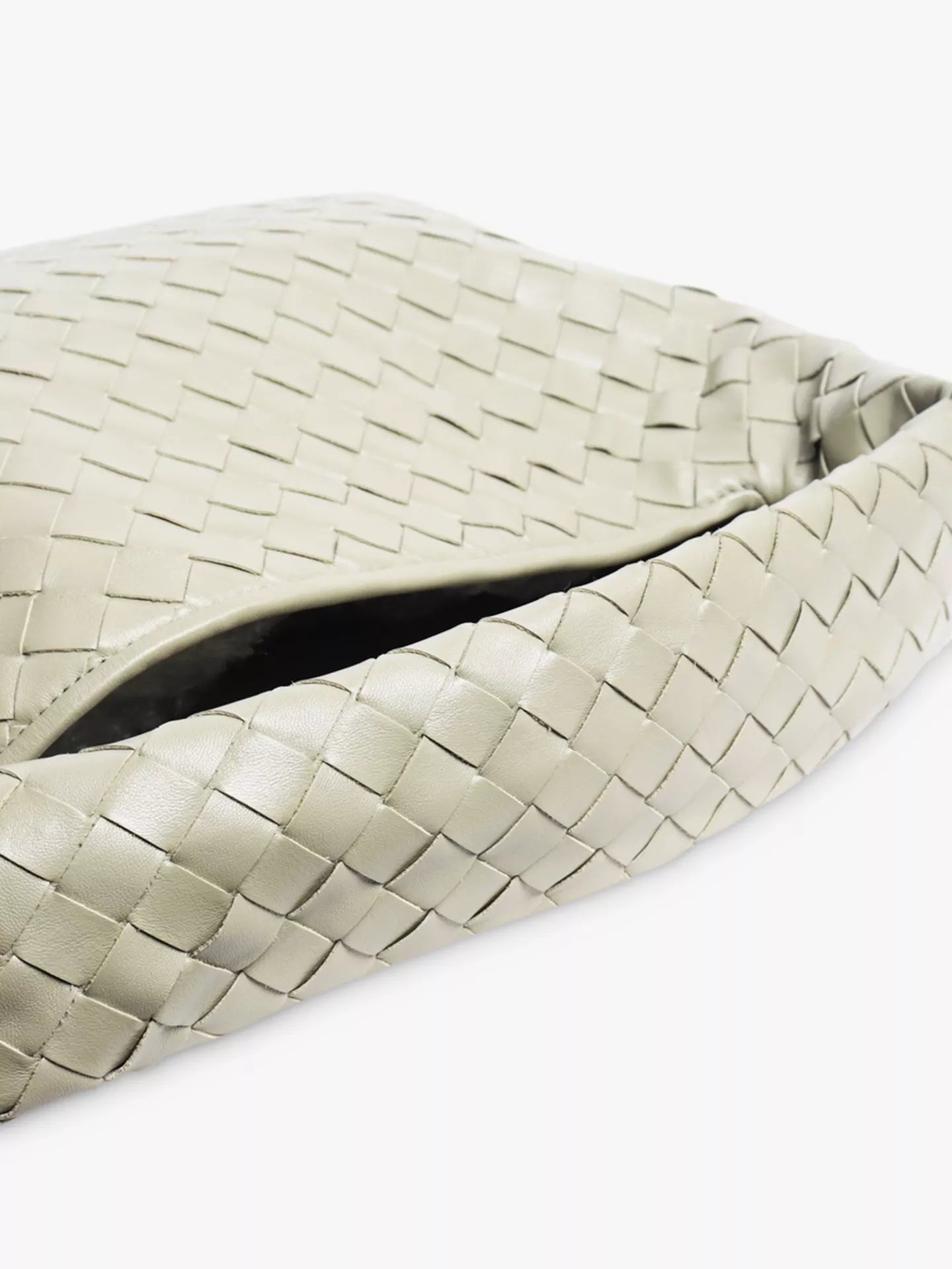 Pre-loved Bottega Veneta Hop Intrecciato Leather Shoulder Bag