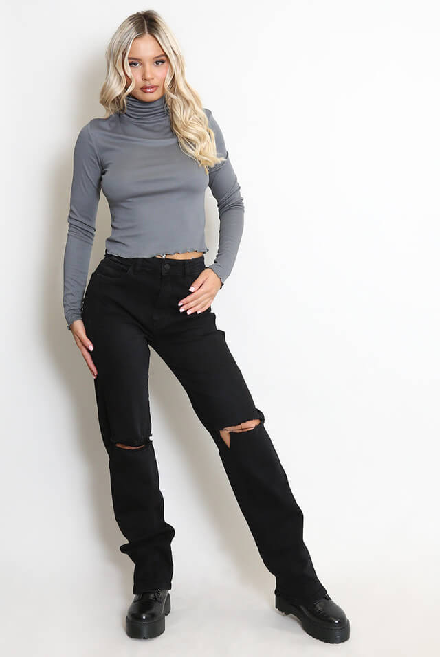 Roll Neck Long Sleeve