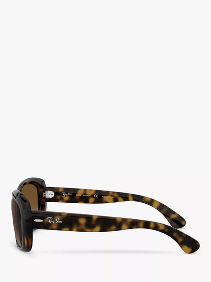 Ray-Ban Polarised Jackie Ohh Rectangular Sunglasses