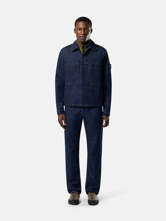STONE ISLAND Patch-Pocket  Denim Jacket