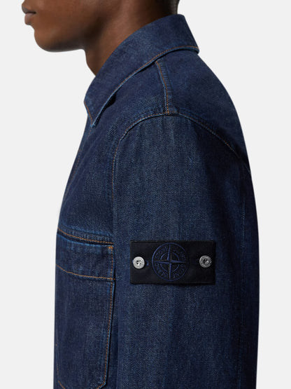 STONE ISLAND Patch-Pocket  Denim Jacket