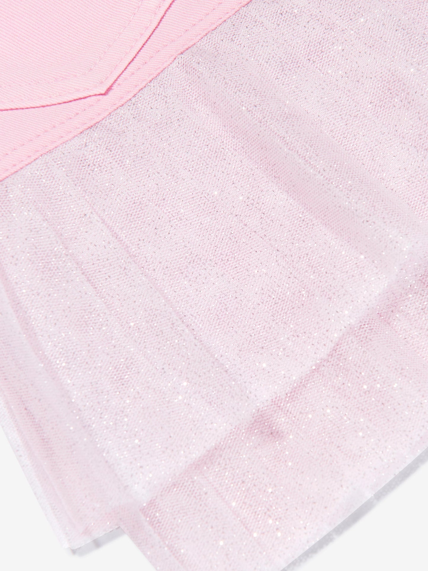 BALMAIN Kids Girls Pleated Hem Skirt