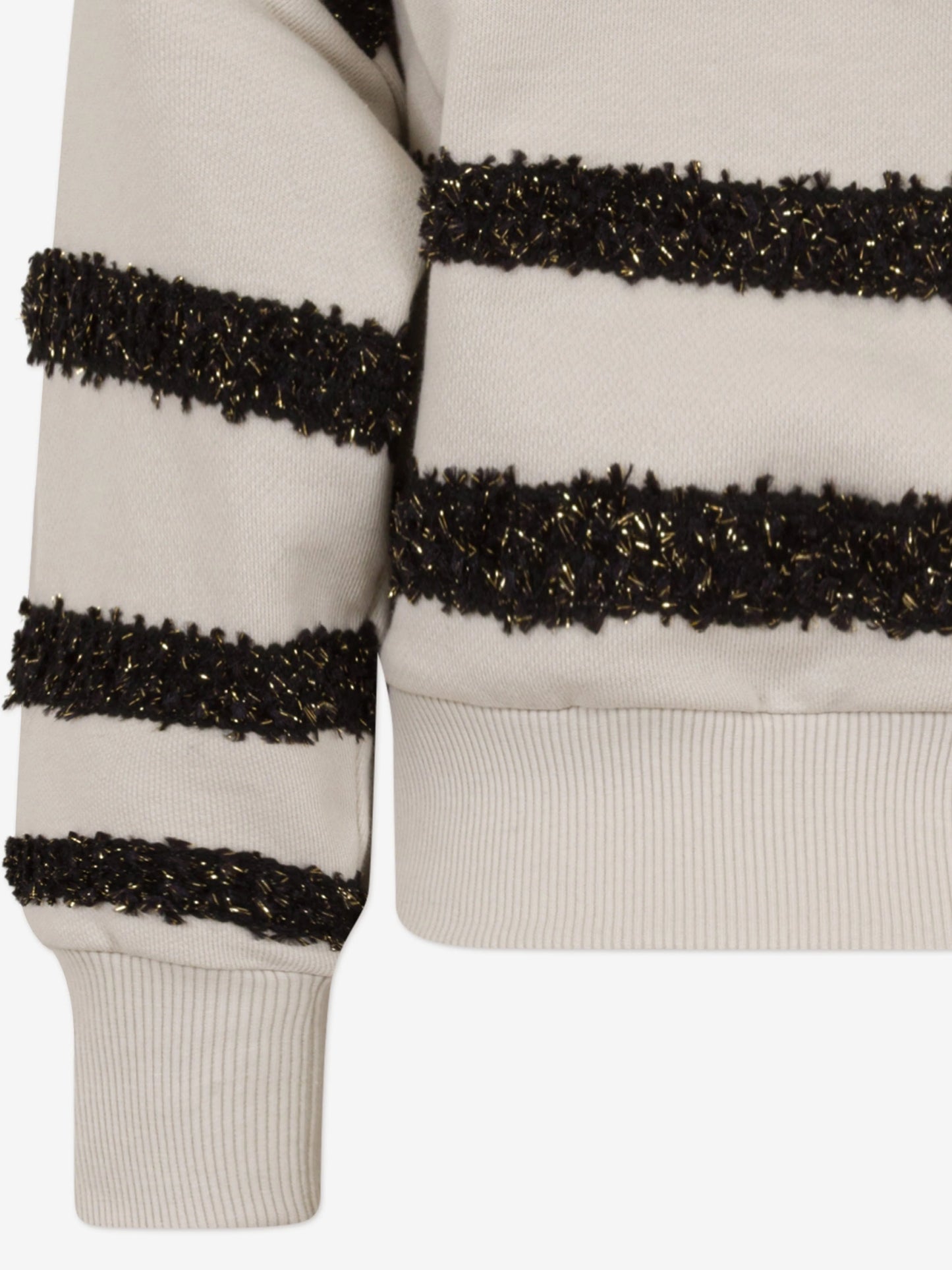 BALMAIN Kids Girls Striped Sweatshirt