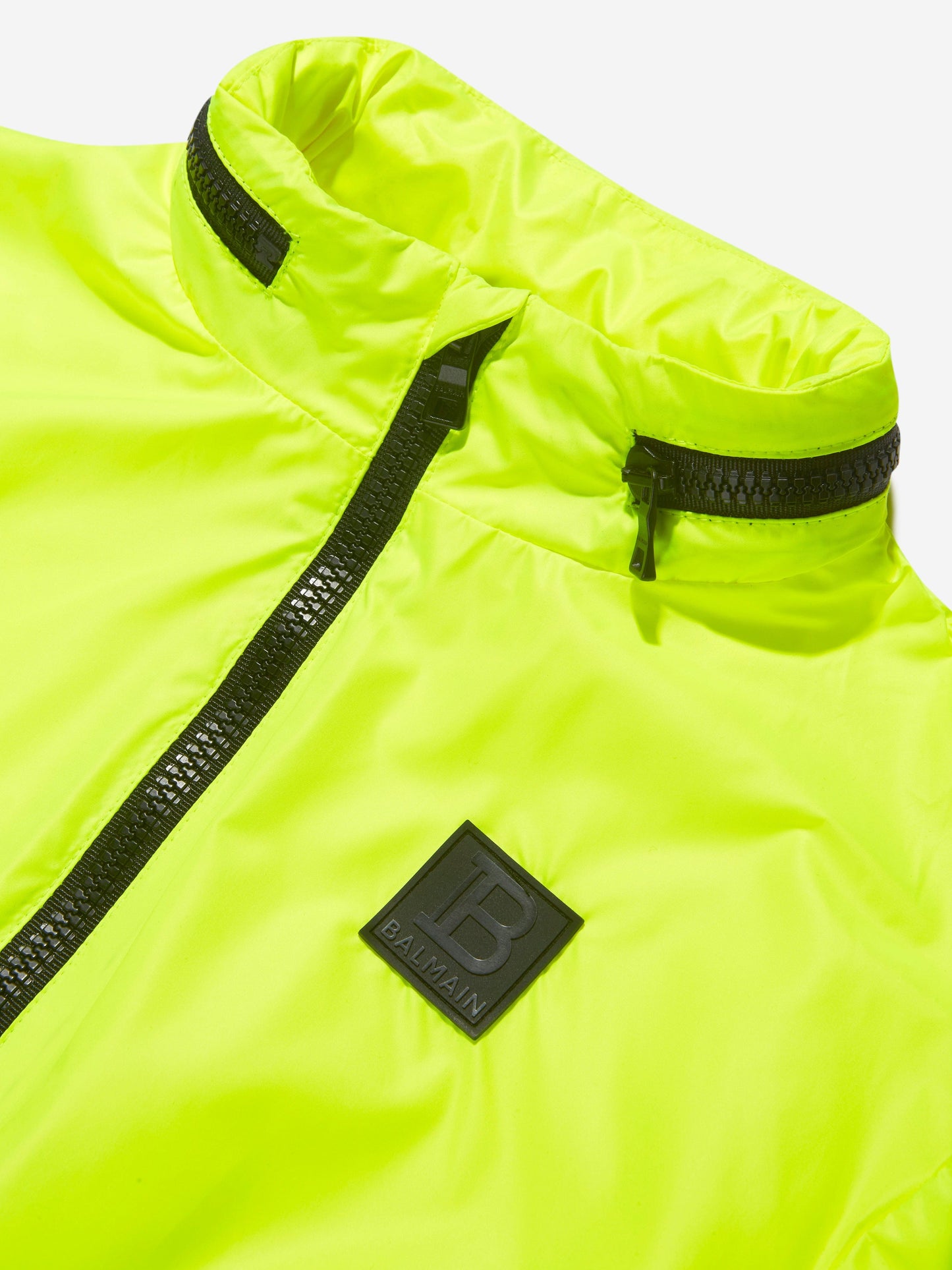 BALMAIN Kids Fluorescent Zip Up Jacket
