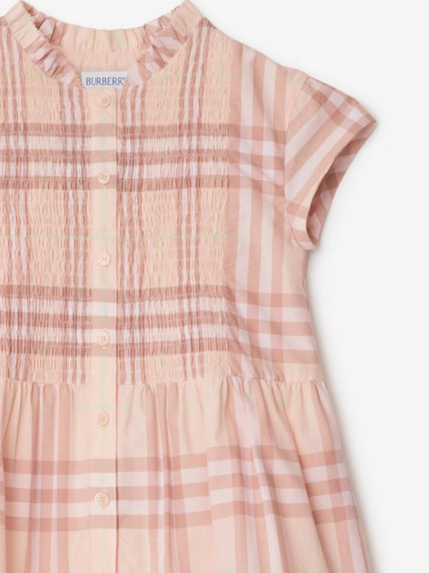 BURBERRY KIDS Girls Rose Check Dress