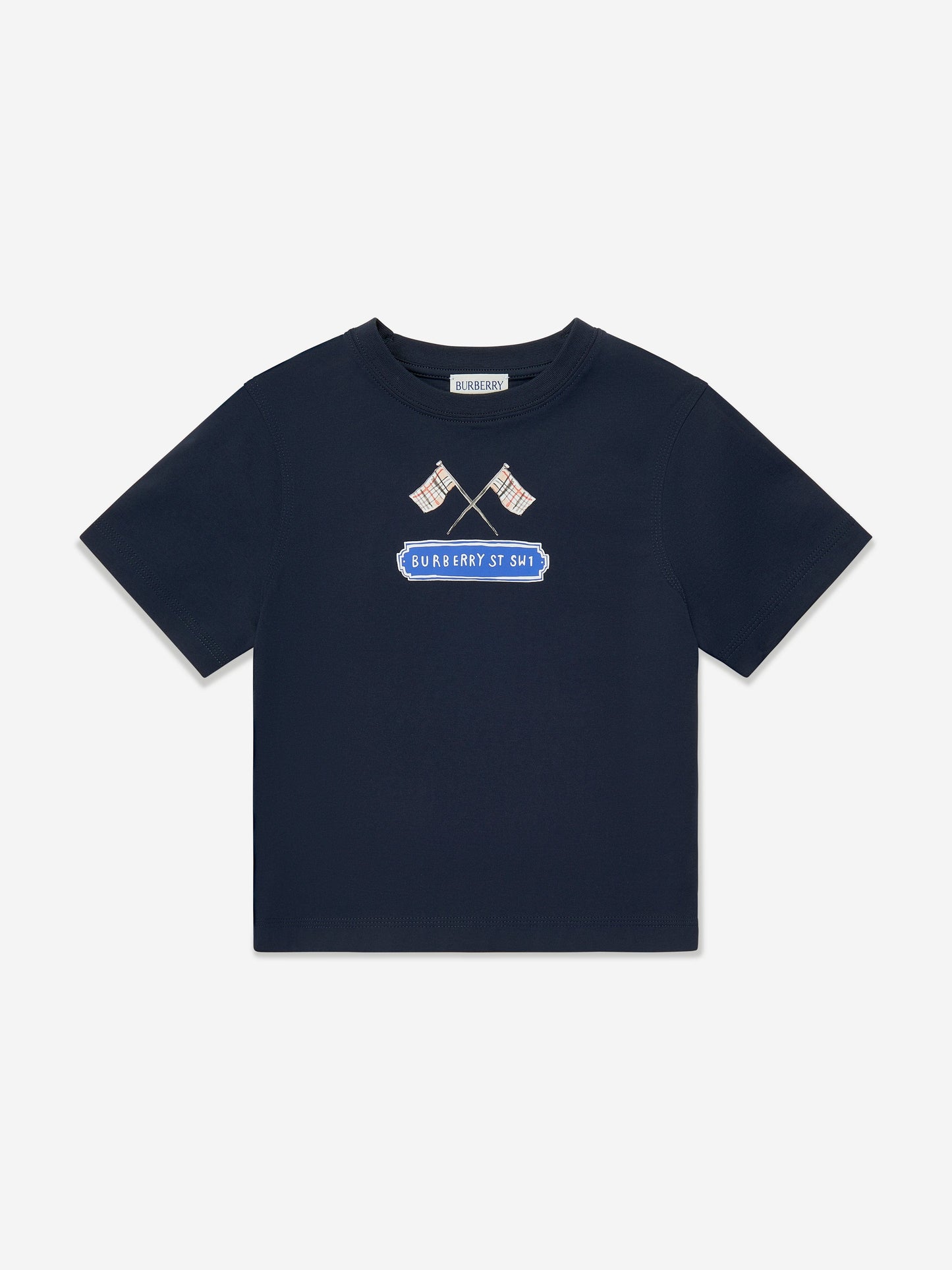 BURBERRY KIDS Cedar Flag Icon T-Shirt