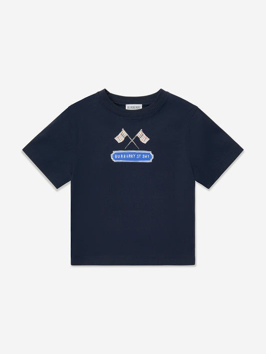 BURBERRY KIDS Cedar Flag Icon T-Shirt