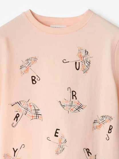 BURBERRY KIDS Cedar Umbrella T-Shirt