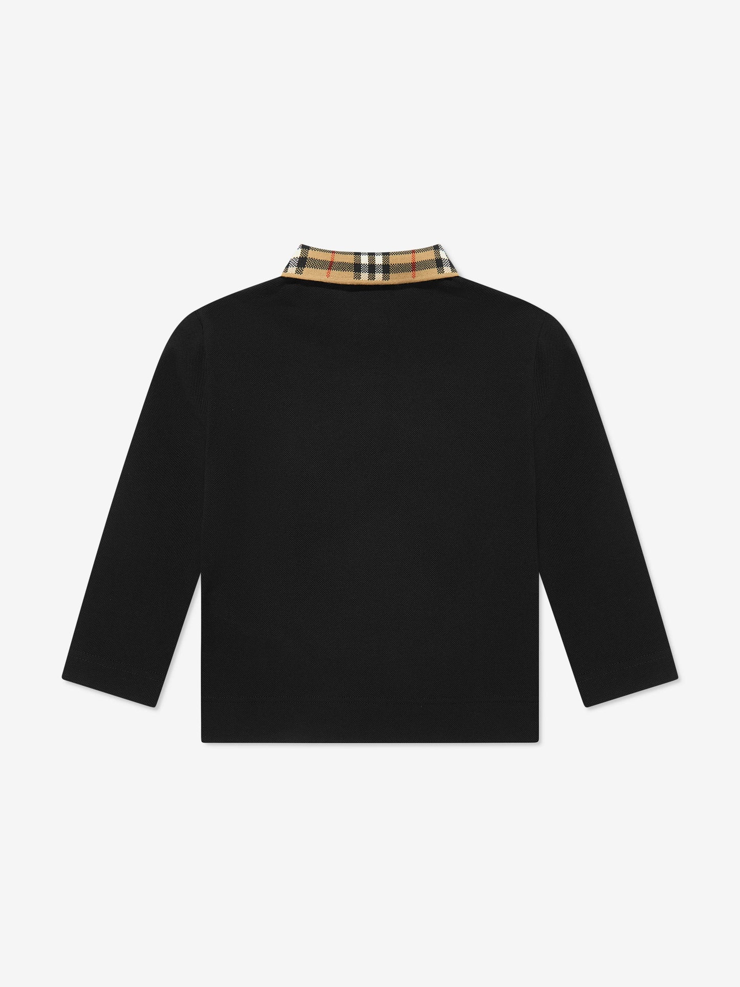 BURBERRY KIDS Long Sleeve Polo Shirt