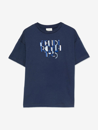 FENDI KIDS Logo T-Shirt