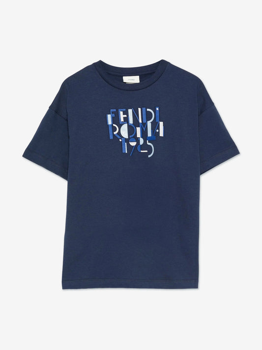 FENDI KIDS Logo T-Shirt