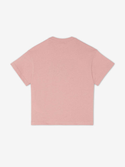 FENDI KIDS Logo T-Shirt (Pink)