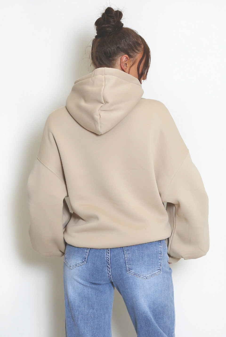 Ruched Sleeve Hoodie