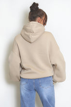 Load image into Gallery viewer, Ruched Sleeve Hoodie
