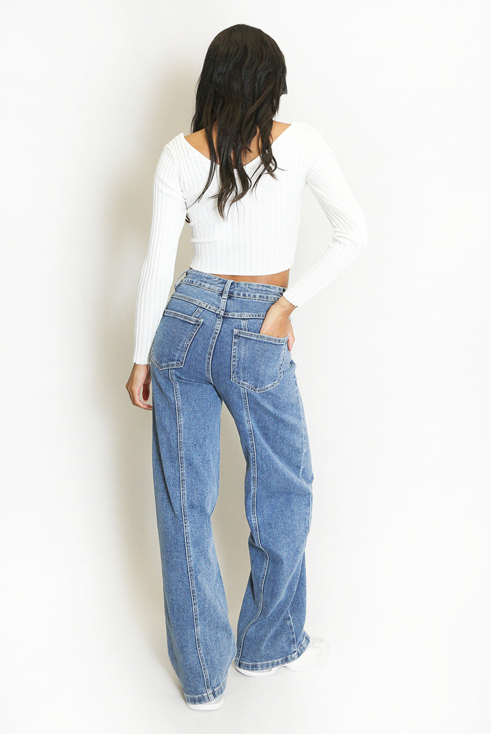 Visible Seam Dad Fit (Blue)