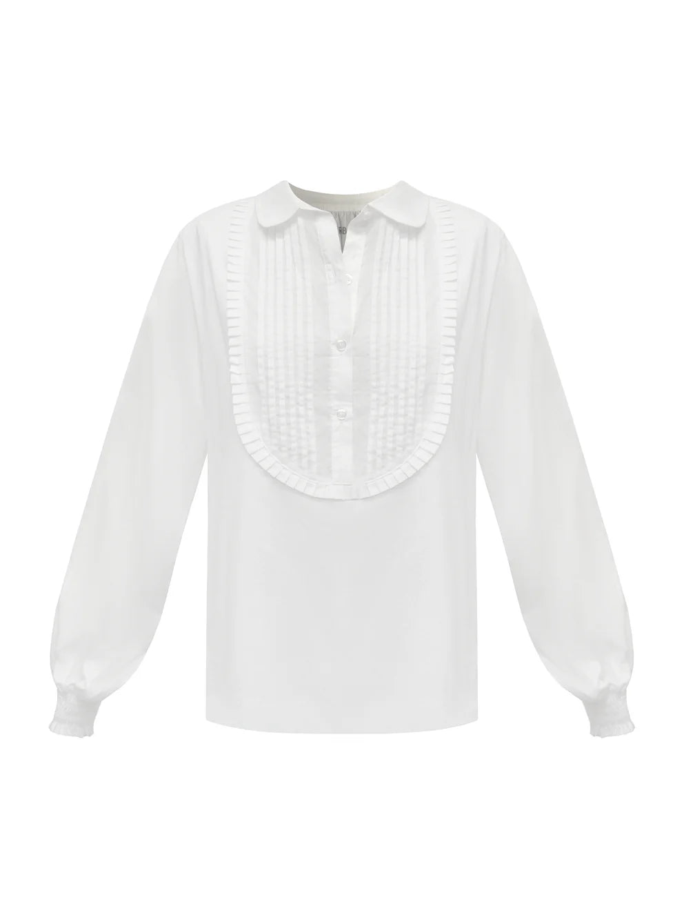 NRBY Jenna Cotton Pleated Shirt