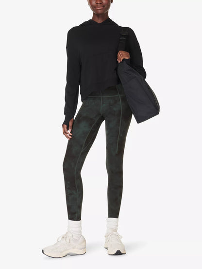 SWEATY BETTY abstract print stretch woven leggings