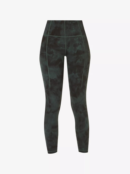 SWEATY BETTY abstract print stretch woven leggings