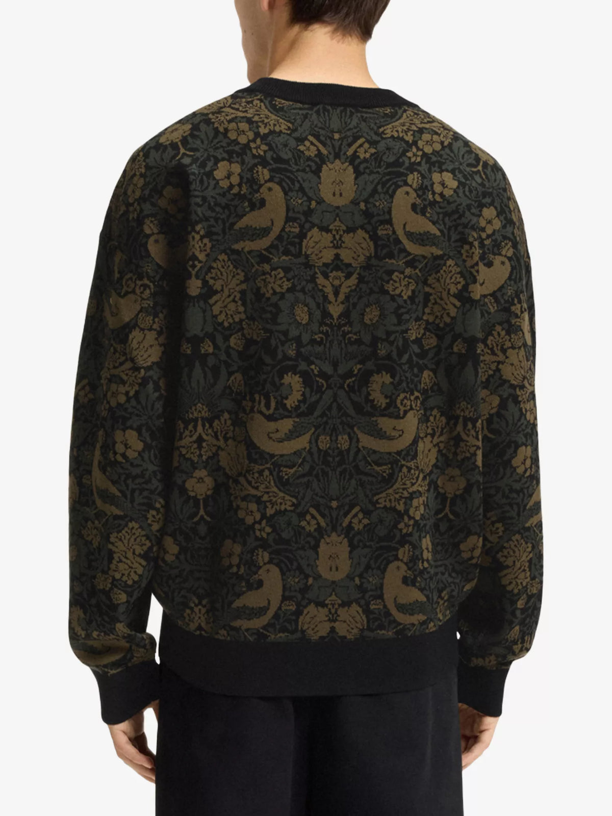 HUGO Tapestry Jacquard Knitted Sweater