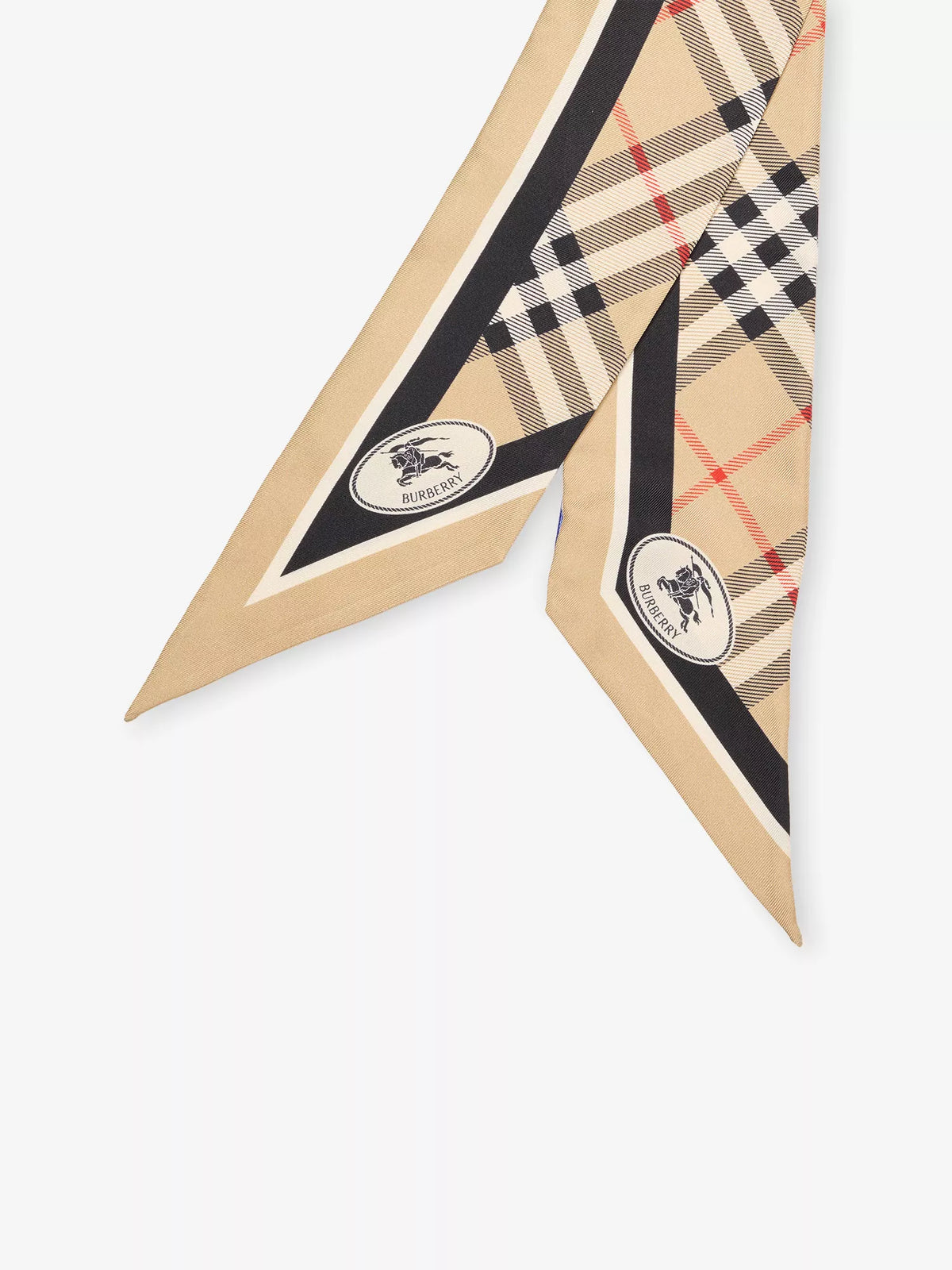 BURBERRY Skinny Silk Scarf