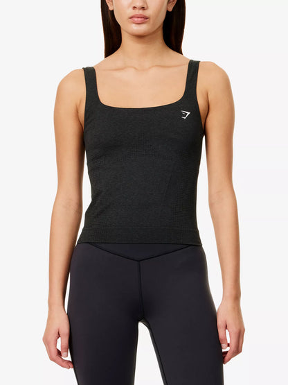 GYMSHARK Vital Print Stretch Woven Top