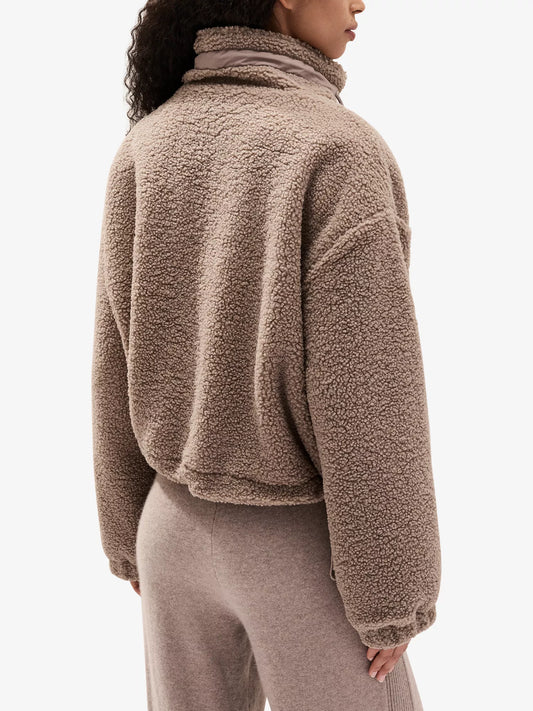 THE WHITE COMPANY Relaxed Fit Borg Jacket
