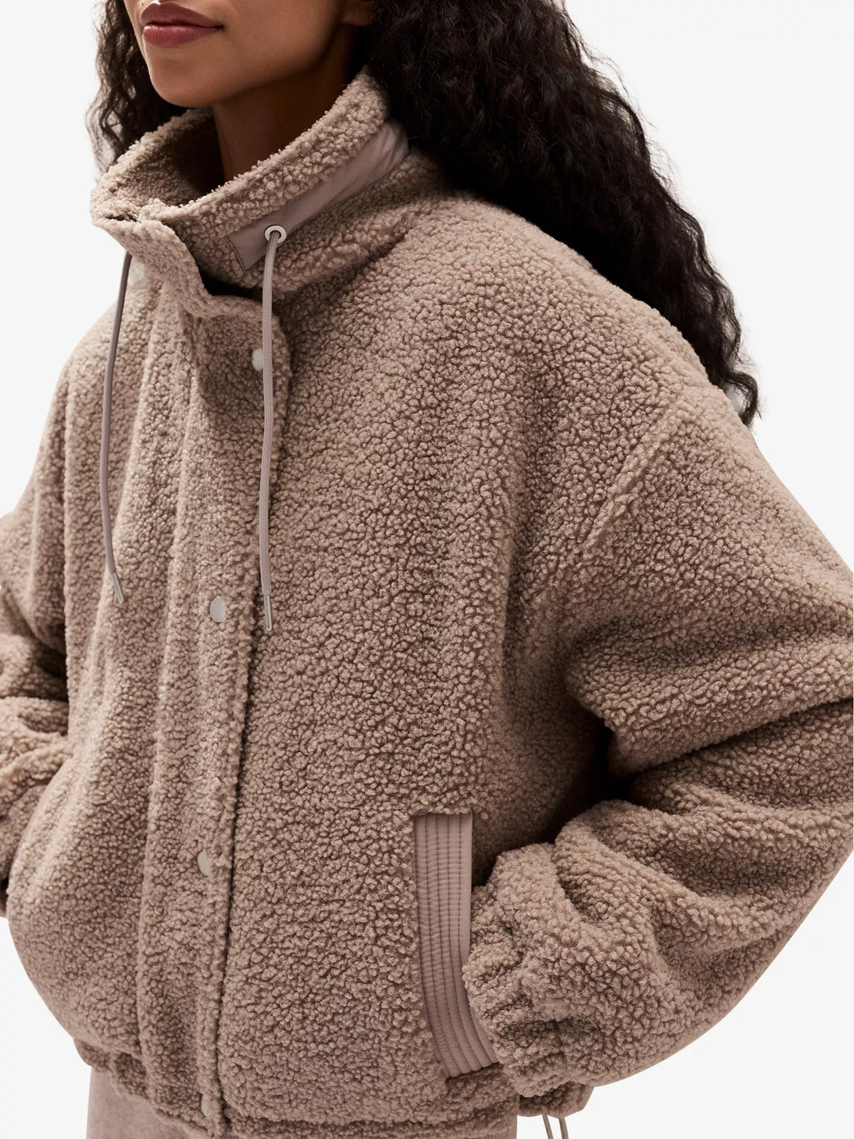 THE WHITE COMPANY Relaxed Fit Borg Jacket