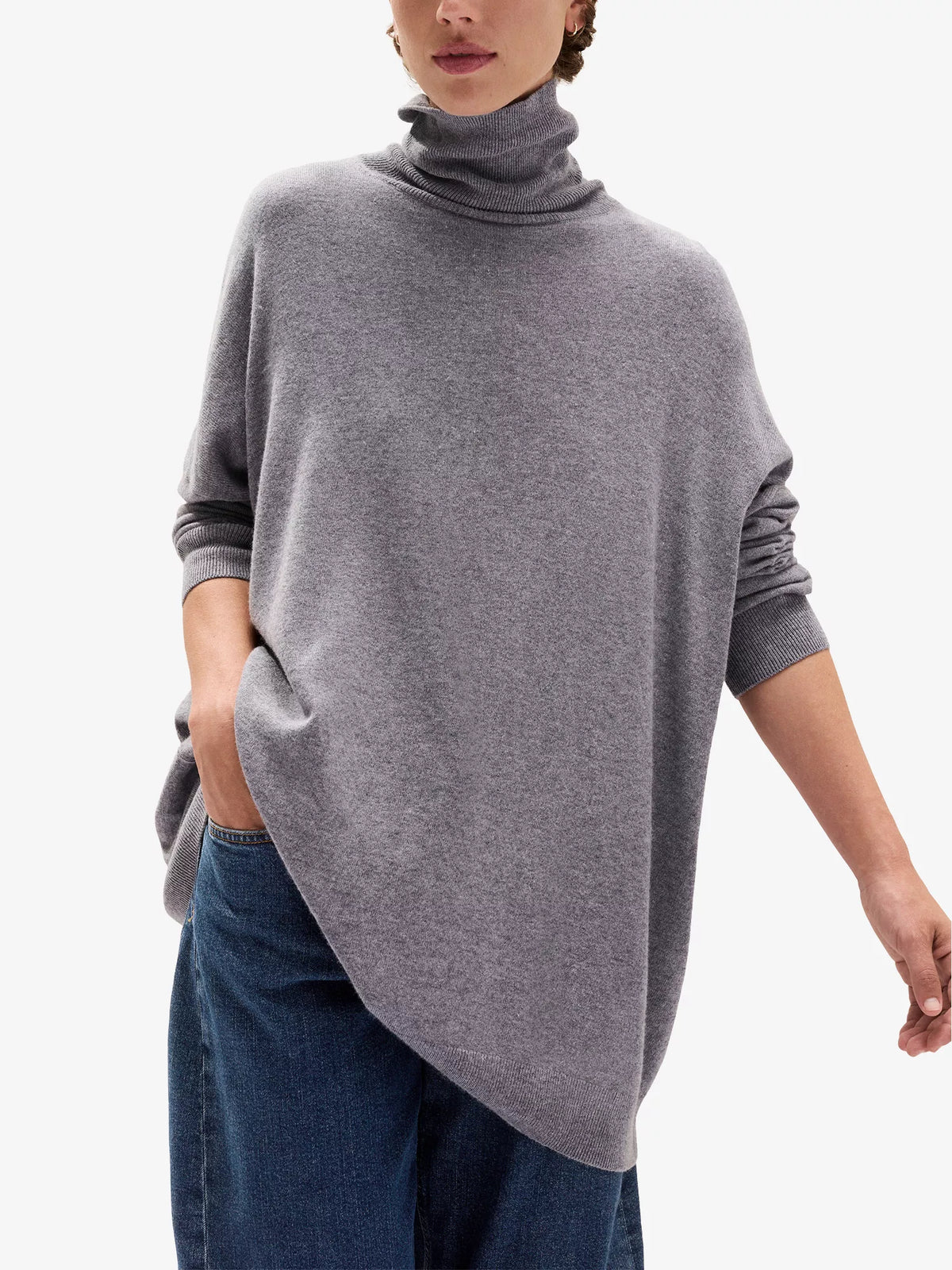 THE WHITE COMPANY Oversized Funnel Neck Sweater