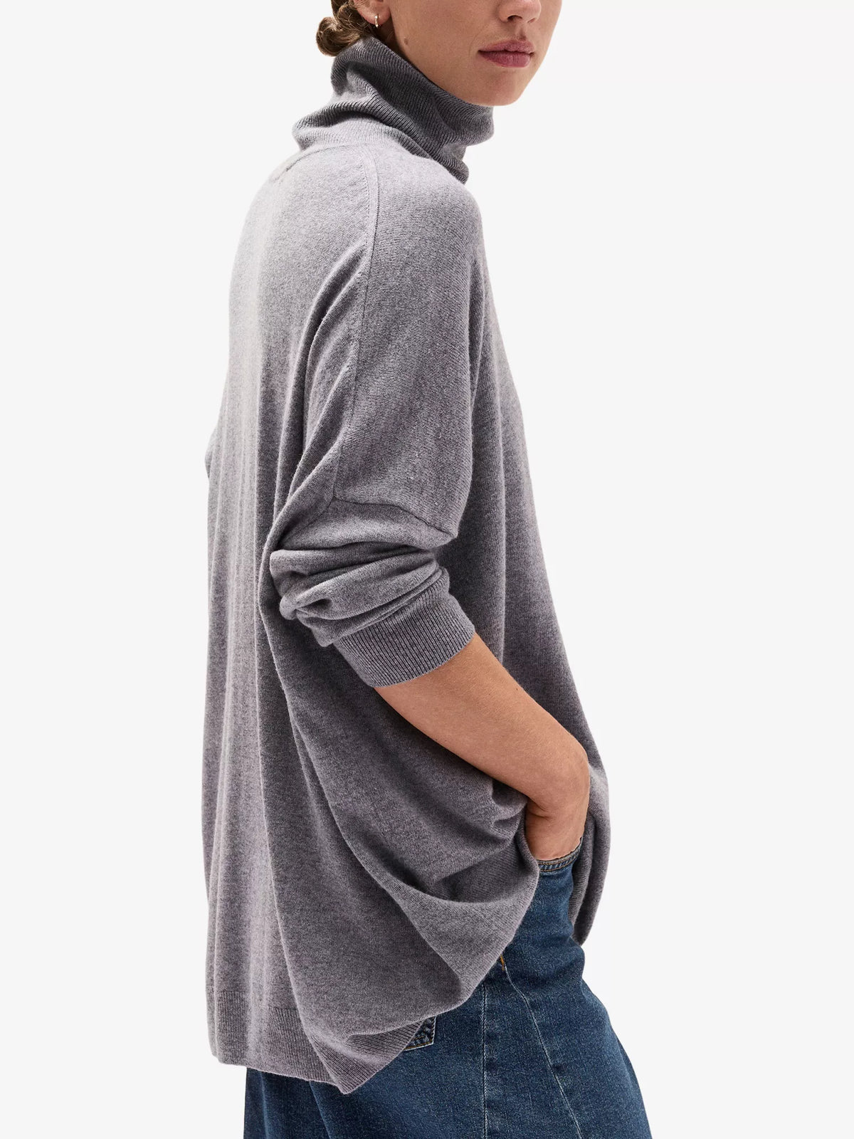 THE WHITE COMPANY Oversized Funnel Neck Sweater