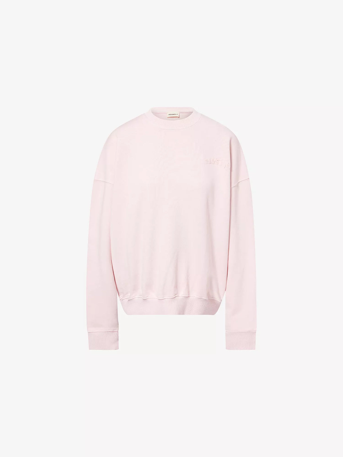 ADANOLA Varsity Cotton Sweatshirt