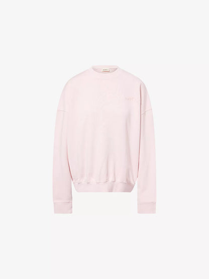 ADANOLA Varsity Cotton Sweatshirt