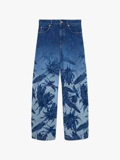 LOEWE Paula's Ibiza Graphic Barrel Leg Jeans