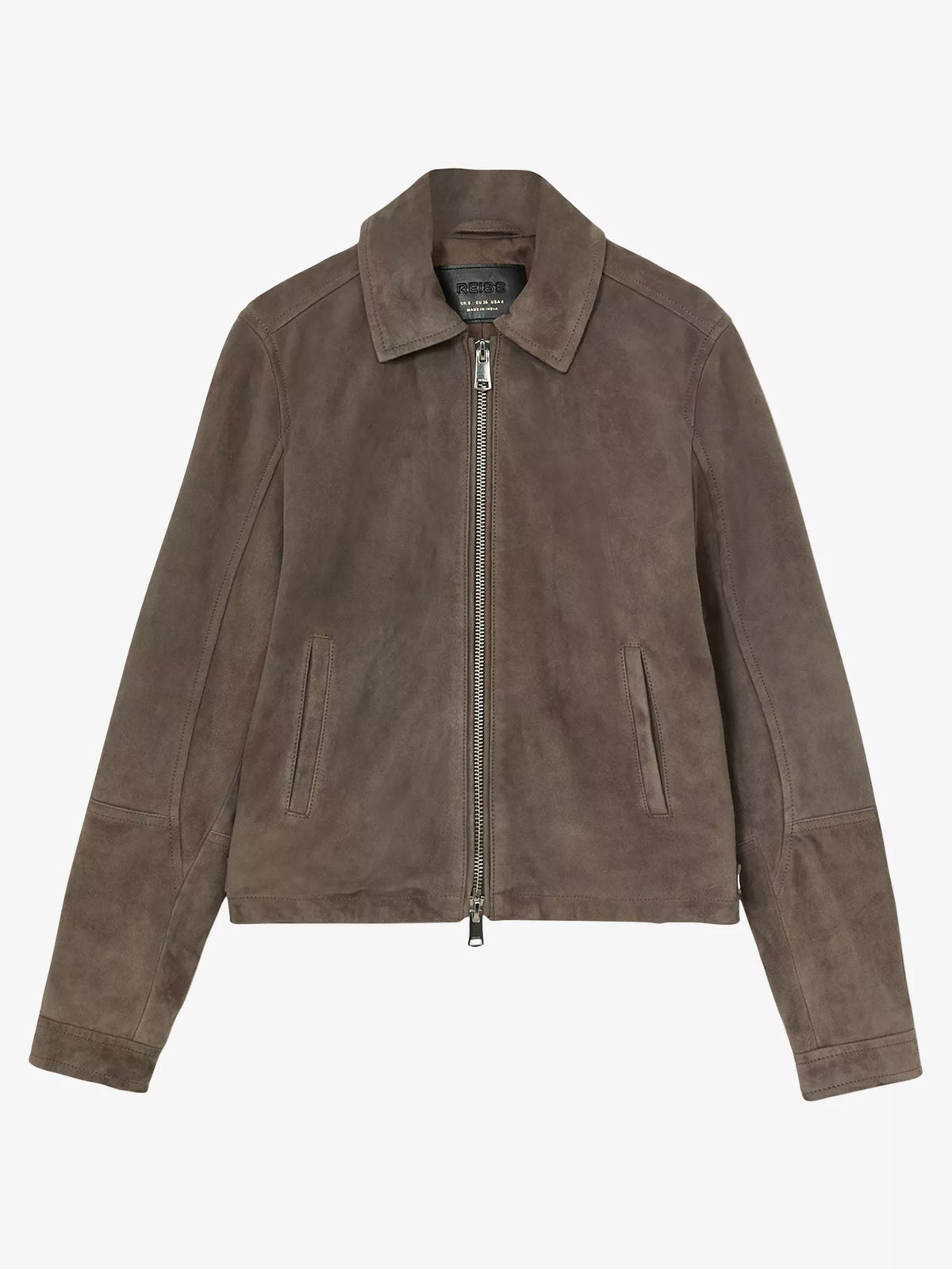 REISS Sorena Suede Jacket