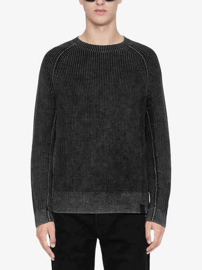 HUGO Tapestry Jacquard Knitted Sweater