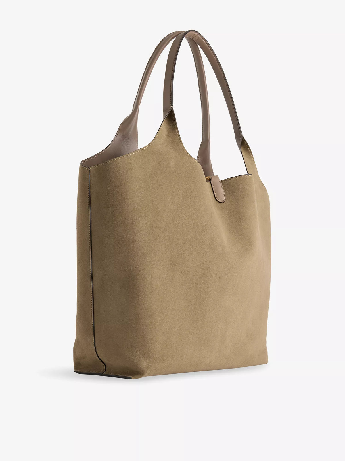 STELLA MCCARTNEY Perforated Vegan Suede Tote Bag