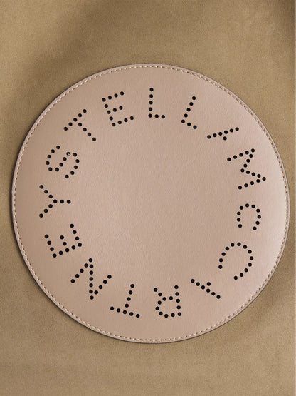 STELLA MCCARTNEY Perforated Vegan Suede Tote Bag